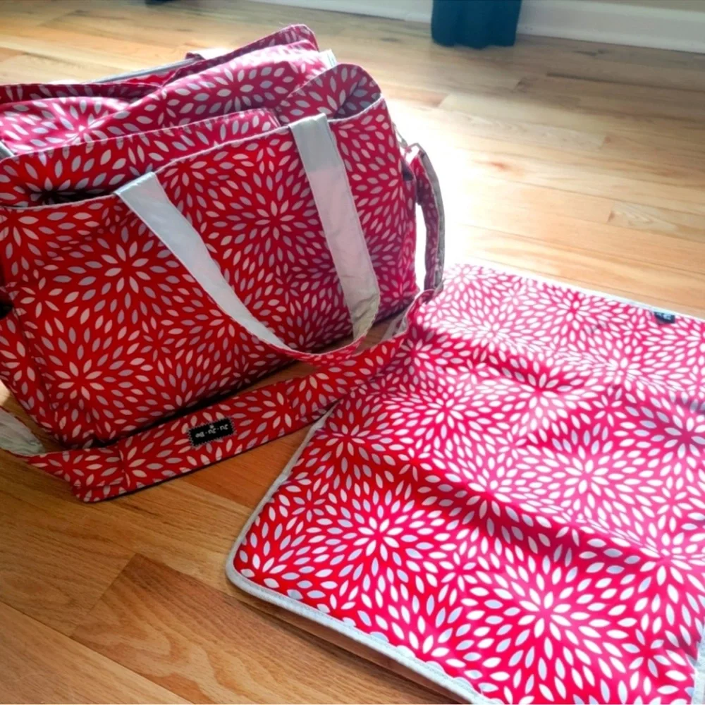 Ju-Ju-Be Red and White Women's Bag